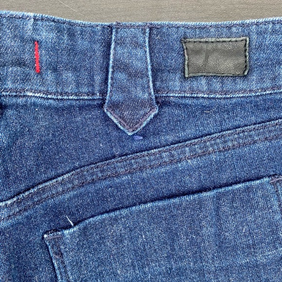 Denim Shorts with Geometric Embroidery - Picture 6 of 6